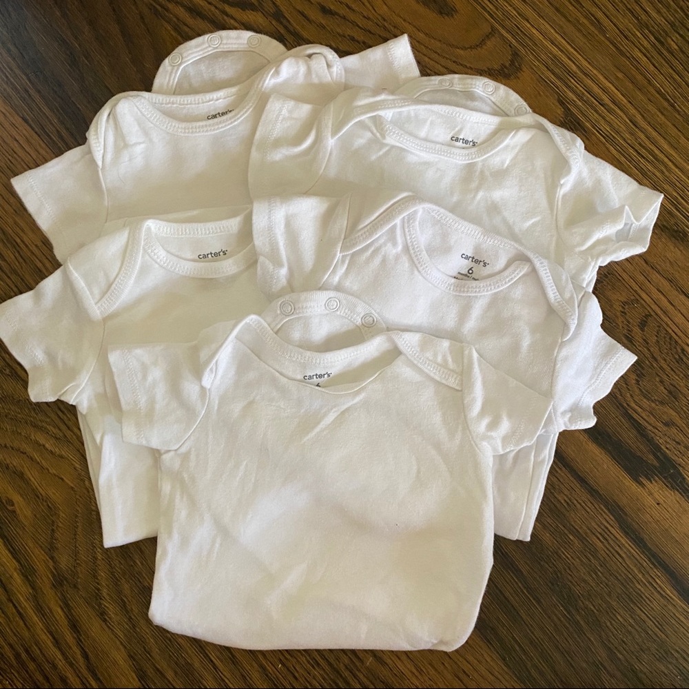 Lot of Carters 6m onesies